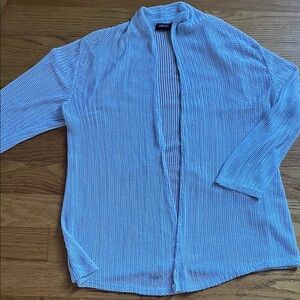 Notations White Knit Cardigan